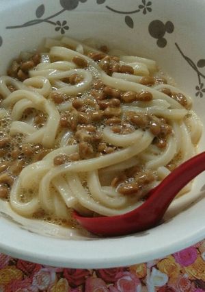 簡単美味しい!!納豆うどん(’-’*)♪-レシピのメイン写真