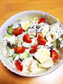 おさつサラダ-レシピのメイン写真