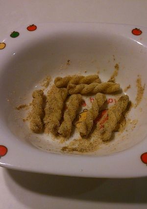 離乳食◇手作りおやつ◇マカロニきなこ-レシピのメイン写真