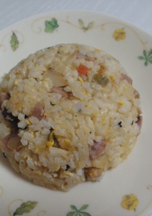 お豆入りチャーハン（ほんのり梅風味）-レシピのメイン写真