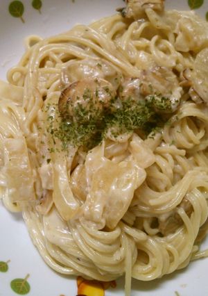 ランチに 簡単 絶品！ クリームパスタ♪-レシピのメイン写真