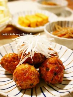 おうちで居酒屋☆豆腐と鶏の肉団子照り焼き-レシピのメイン写真