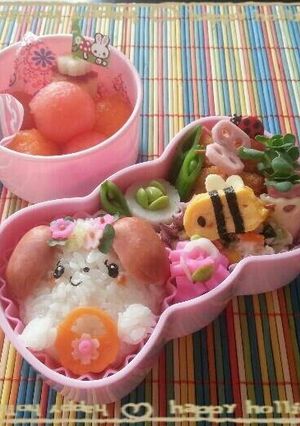 わんちゃんのおさんぽ ♥キャラ弁-レシピのメイン写真
