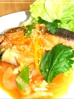 鮭の野菜あんかけ-レシピのメイン写真