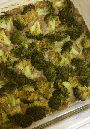 豚ひき肉とブロッコリーのオーブン焼き-レシピのメイン写真