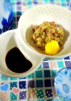 薬味たっぷり鰺のなめろう-レシピのメイン写真