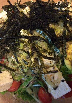 アボカド 豆腐の梅味サラダ-レシピのメイン写真