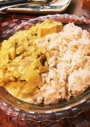 材料これだけ 簡単絶品 ココナッツカレー-レシピのメイン写真