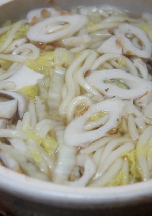 土鍋であったか、節約うどん-レシピのメイン写真