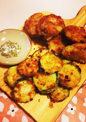 ズッキーニとナスのチーズ揚げ-レシピのメイン写真