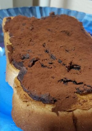 まるでチョコ！？ココアあんこトースト！-レシピのメイン写真