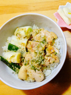 とりの焼きみそ丼-レシピのメイン写真