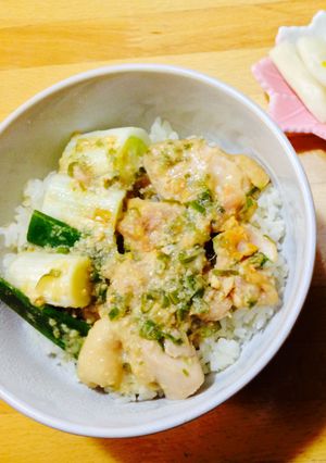 とりの焼きみそ丼-レシピのメイン写真