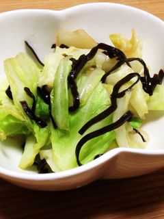 簡単♡キャベツの塩昆布あえ-レシピのメイン写真