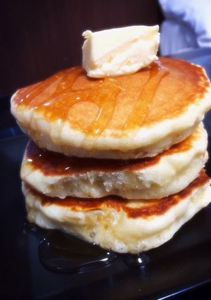いつもより厚焼きホットケーキ-レシピのメイン写真