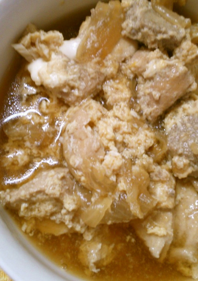 簡単 美味しい まぐろ 玉ねぎの 卵とじ-レシピのメイン写真