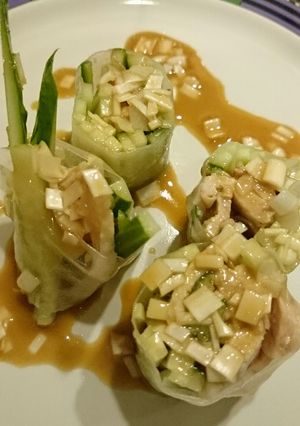 棒々鶏生春巻-レシピのメイン写真
