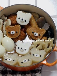 クマちゃんデコおでん*デコ鍋-レシピのメイン写真