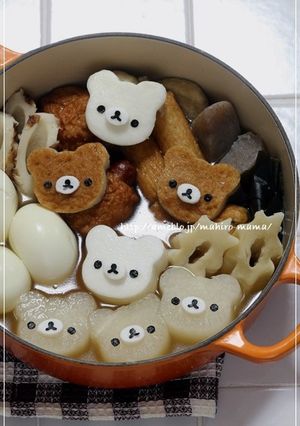クマちゃんデコおでん＊デコ鍋-レシピのメイン写真