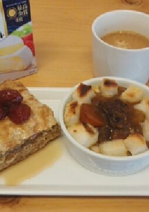 おもちとカレーのココットカマン-レシピのメイン写真