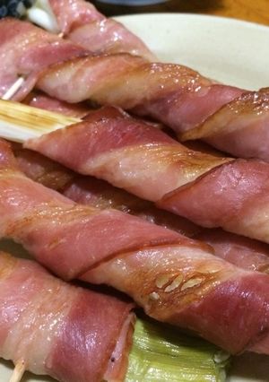 白ネギとベーコン焼き-レシピのメイン写真