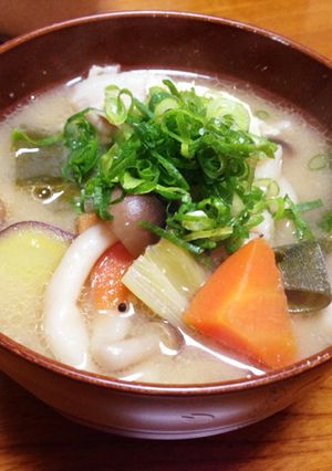 冷蔵庫おそうじ①＊さつま芋と長ねぎの豚汁-レシピのメイン写真
