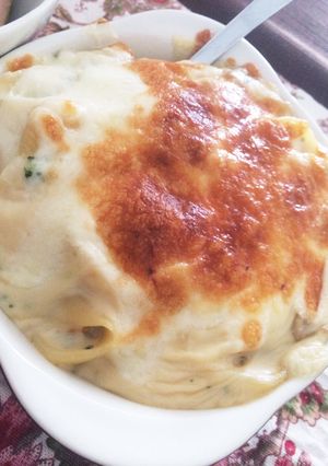 煮物リメイク！マカロニグラタン-レシピのメイン写真