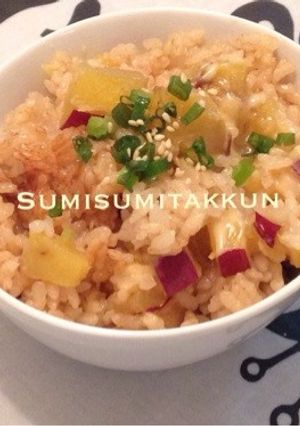 入れて炊くだけ♪薩摩芋の炊き込みご飯☆-レシピのメイン写真