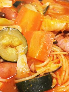 トマトパスタ鍋-レシピのメイン写真