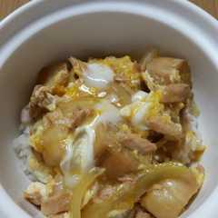 簡単！ツナとお麩のとろとろ玉子丼-レシピのメイン写真