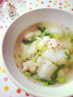 あったかやさしい♡かぶの香味スープ-レシピのメイン写真