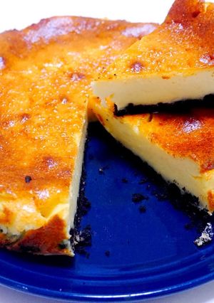 オレオを敷いたベイクドチーズケーキ❁-レシピのメイン写真