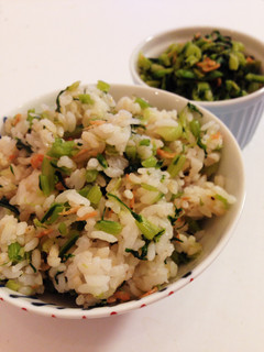 かぶの葉と干しえびの菜飯-レシピのメイン写真