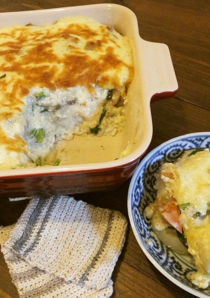 根菜たっぷり♪長芋豆腐ソースの和風ドリア-レシピのメイン写真