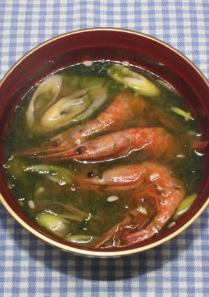 簡単☆風味と旨み濃縮☆乾燥甘エビで味噌汁-レシピのメイン写真