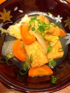 厚揚げと白菜の炊き合わせ-レシピのメイン写真