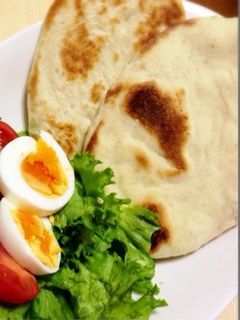 簡単!1時間半でできる!HBで本格ナン-レシピのメイン写真