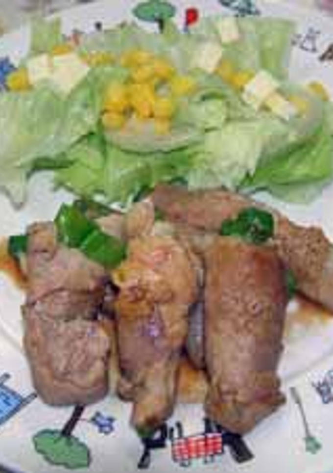 お弁当に便利！しし唐といんげんの肉巻き-レシピのメイン写真