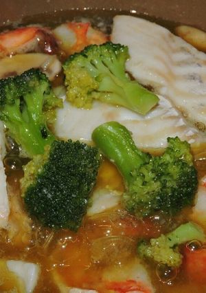 海老とタラの秋野菜アヒージョ-レシピのメイン写真