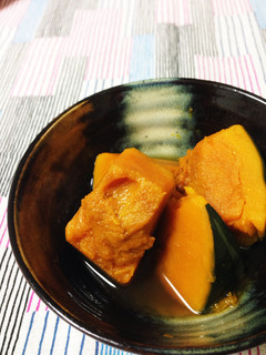 簡単ピーラーで面取り☆かぼちゃの煮物-レシピのメイン写真