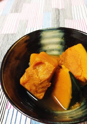 簡単ピーラーで面取り☆かぼちゃの煮物-レシピのメイン写真