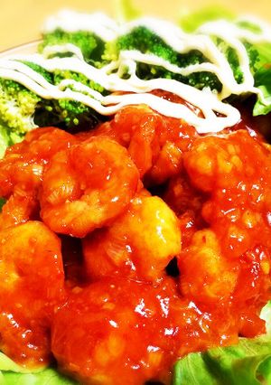 ぷりっぷり♫本格エビチリソース炒め^^-レシピのメイン写真