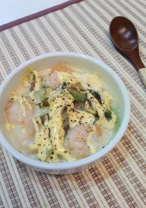 えびマヨアボカドのココットカマン-レシピのメイン写真
