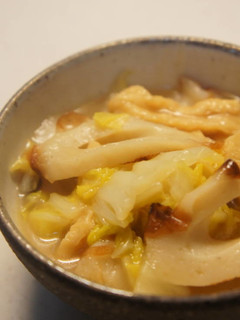 白菜・ちくわ・油揚げのあんかけ-レシピのメイン写真