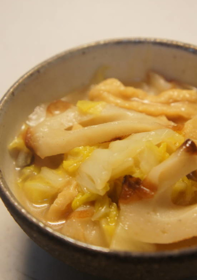 白菜・ちくわ・油揚げのあんかけ-レシピのメイン写真