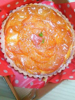 りんごのキャラメリゼチーズケーキタルト-レシピのメイン写真