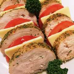 รูปของ おもてなしに♡ムネ肉のハーブ焼き☆