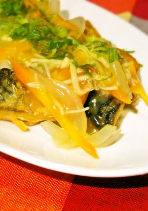米粉deサクとろ旨♪鯖の野菜あんあけ-レシピのメイン写真