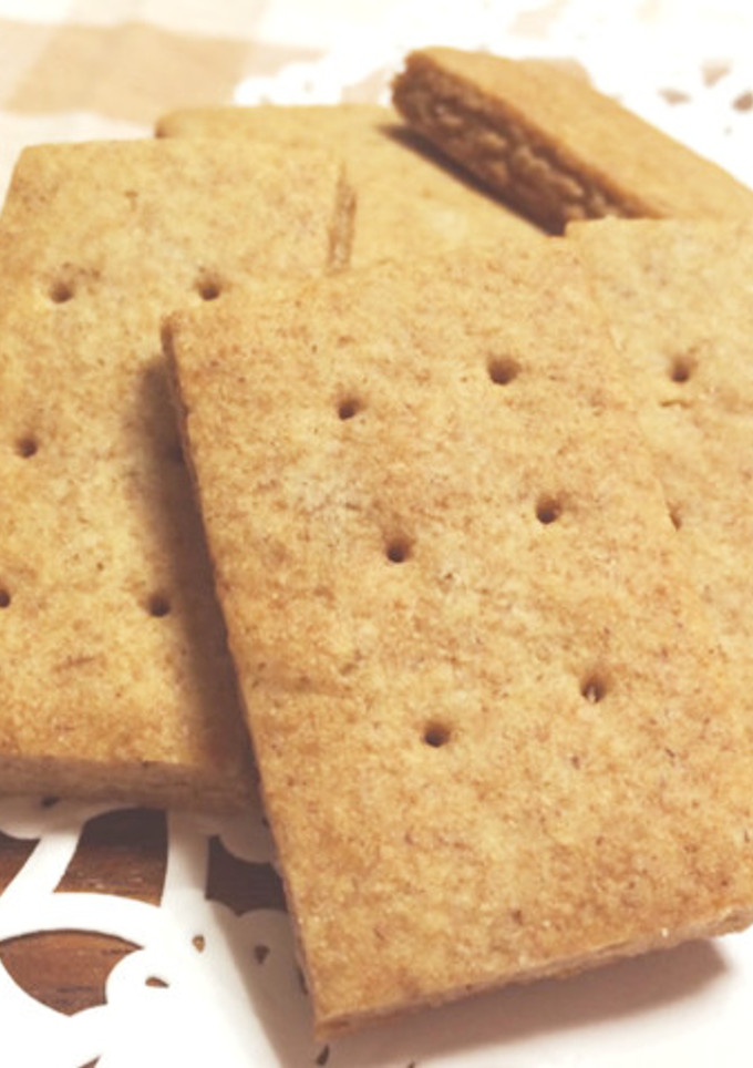 材料3つ♬全粒粉とはちみつのクッキー｡*-レシピのメイン写真