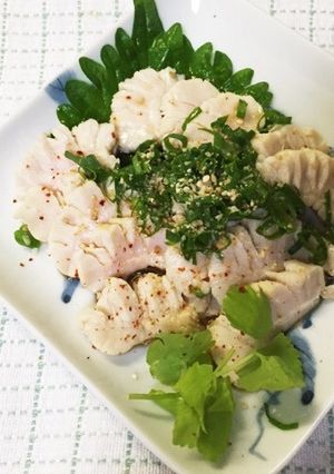 ミノの湯引き-レシピのメイン写真